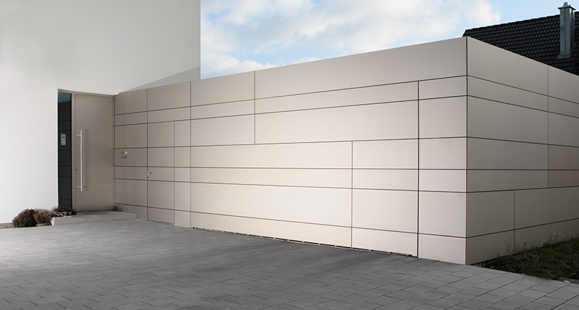 Flächenbündige Garagentore