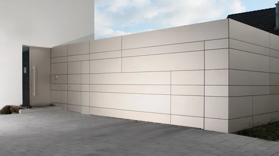 Flächenbündige Garagentore